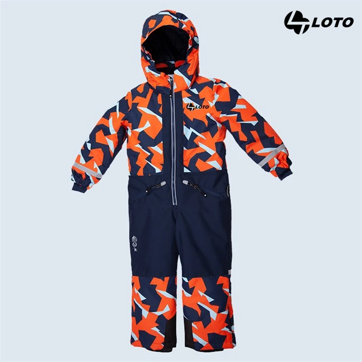 Toddler Boy Printed Ski Suit